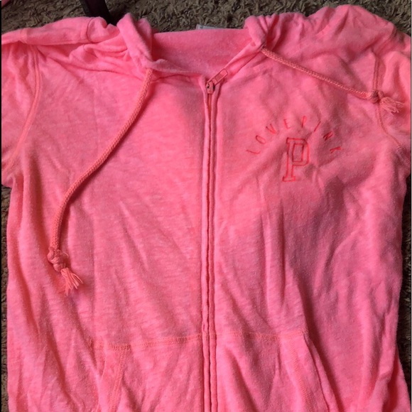 Thin Love Pink Hoodie - Picture 1 of 2